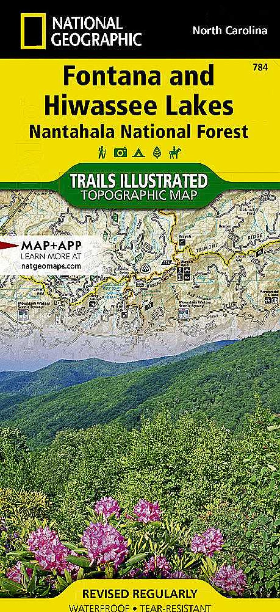 Gang Trails Illustrated | Karte Der Fontana- Und Hiwassee-Seen