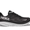 Schuhwerk Hoka Schuhe | Clifton 9 Wide Schuhe Fur Herren Schwarz-Weiss