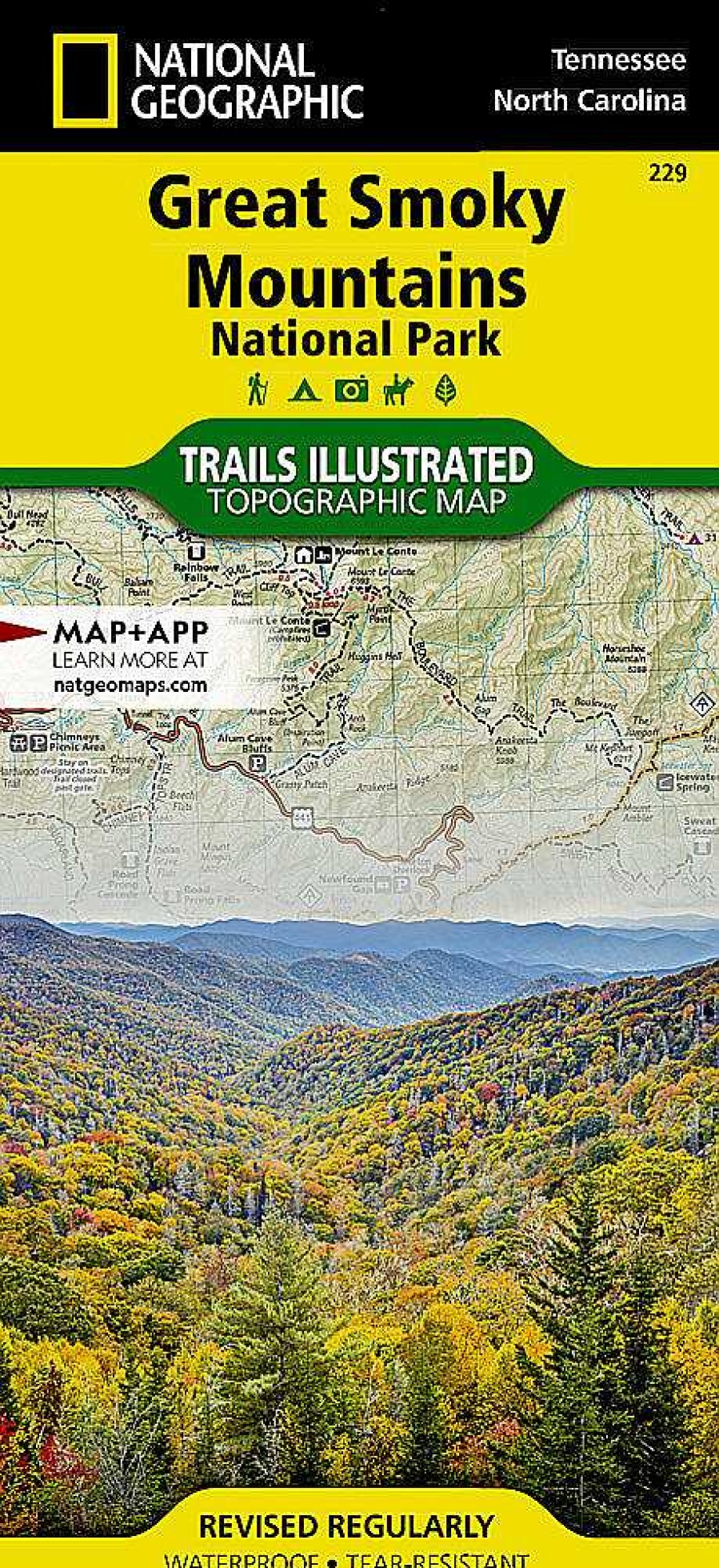 Gang Trails Illustrated | Karte Des Great-Smoky-Mountain-Nationalparks