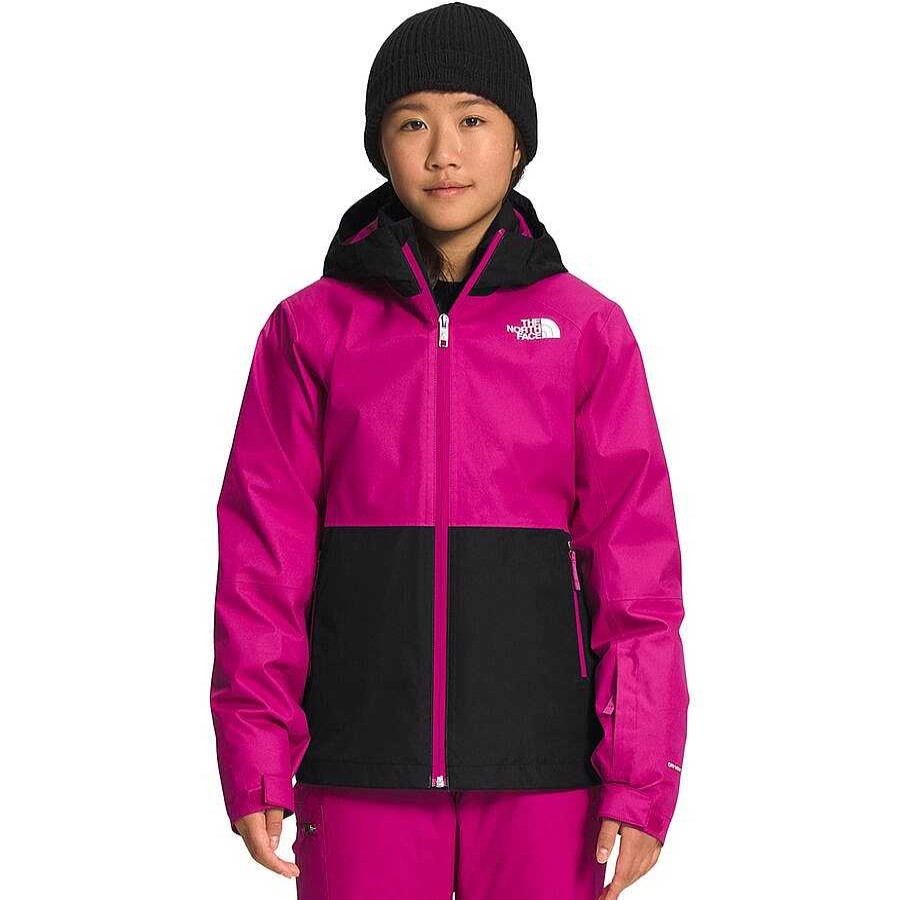 Kinder The North Face Isolierung | Freedom Triclimate Jacke Fur Madchen Fuchsia Pink