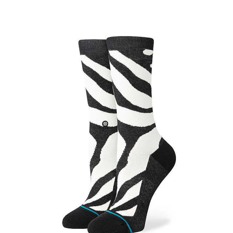 Damen Stance Socken | Ze Crew Socken Schwarz