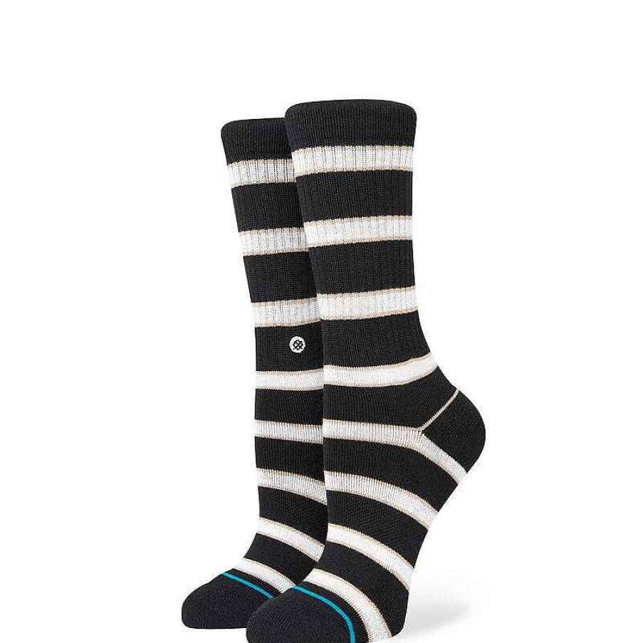 Damen Stance Socken | Canny Crew Socken Fur Damen Schwarz