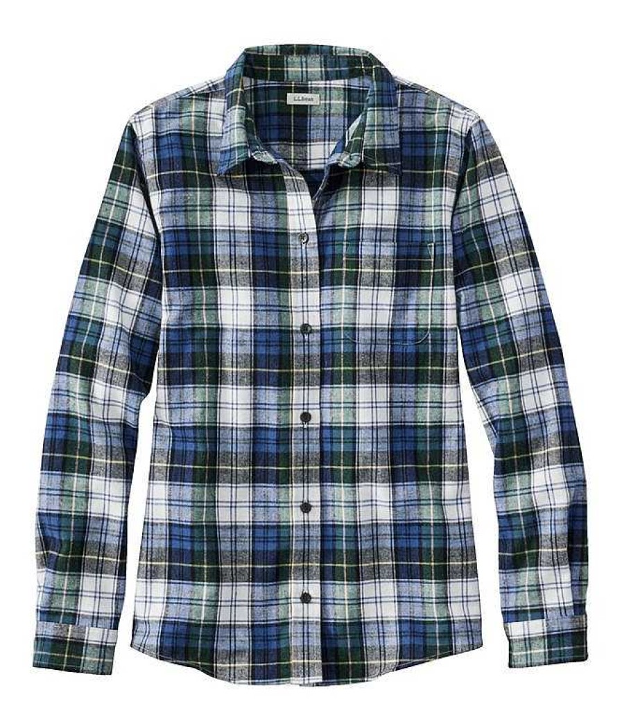 Damen L.L.Bean Lassig | Scotch Plaid Flanellhemd Fur Damen, Entspannt