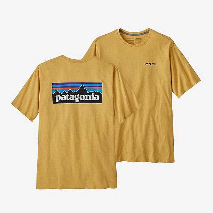 Herren Patagonia T-Shirts | P-6 Logo Responsibili-T-Shirt Fur Manner