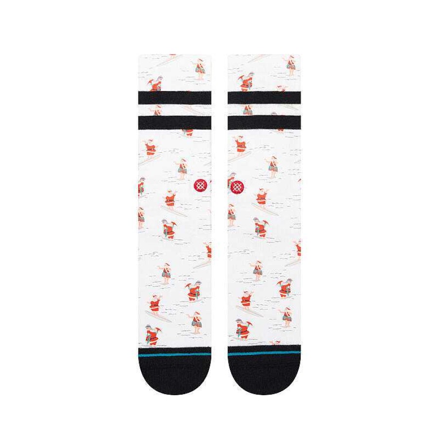 Herren Stance Socken | Shranta Crew-Socken Cremefarben