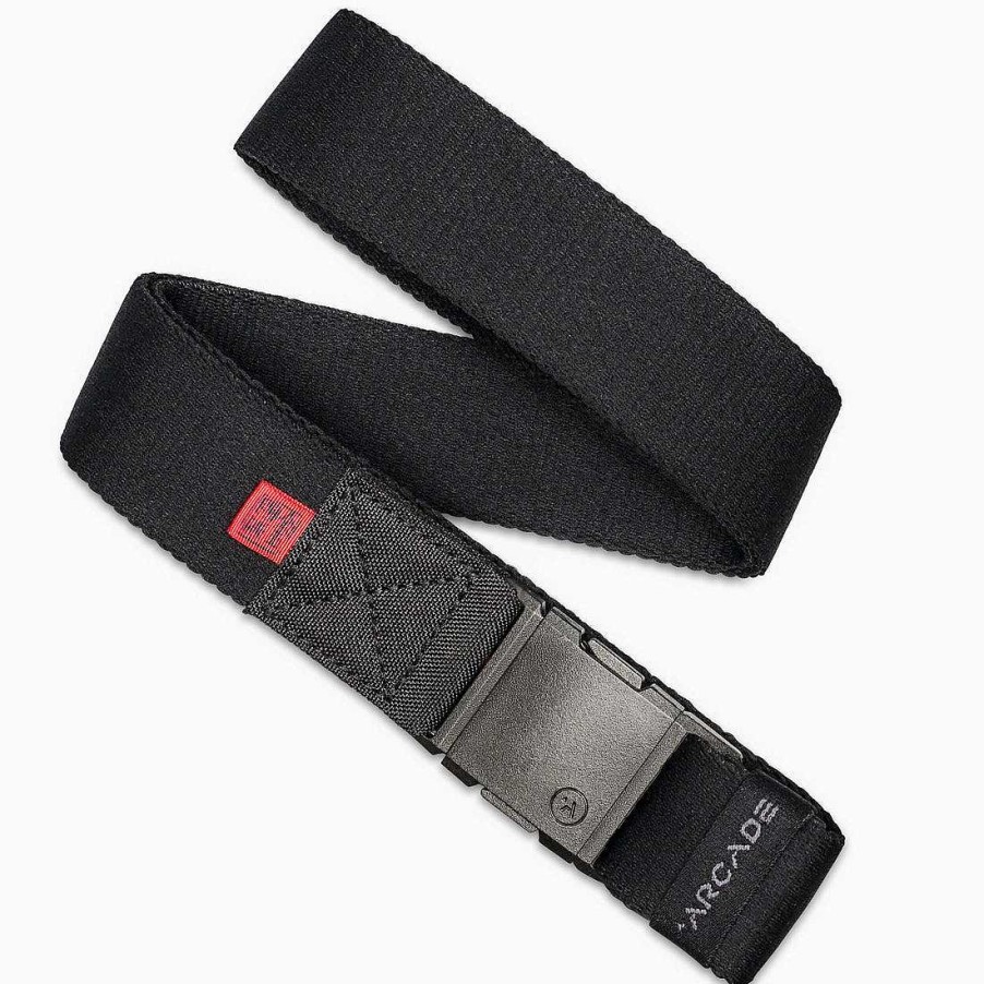 Herren Arcade Belts Gurtel | Ridge Jimmy Kinngurtel Schwarz Rot