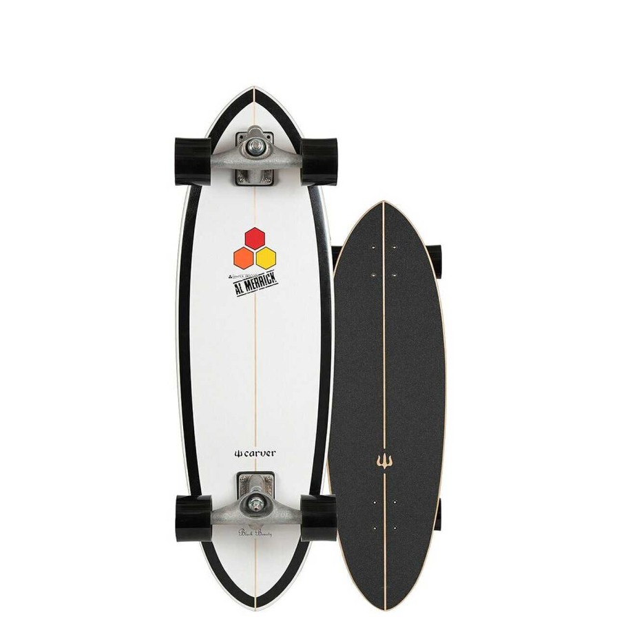 Gang Carver | Channel Islands 31,75" Surfskate Komplett Mit Cx4 Trucks Schwarze Schonheit