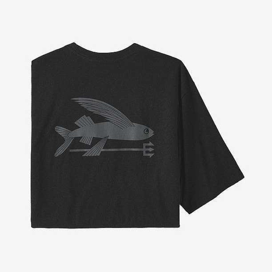 Herren Patagonia T-Shirts | Flying Fish Bio-T-Shirt Fur Herren