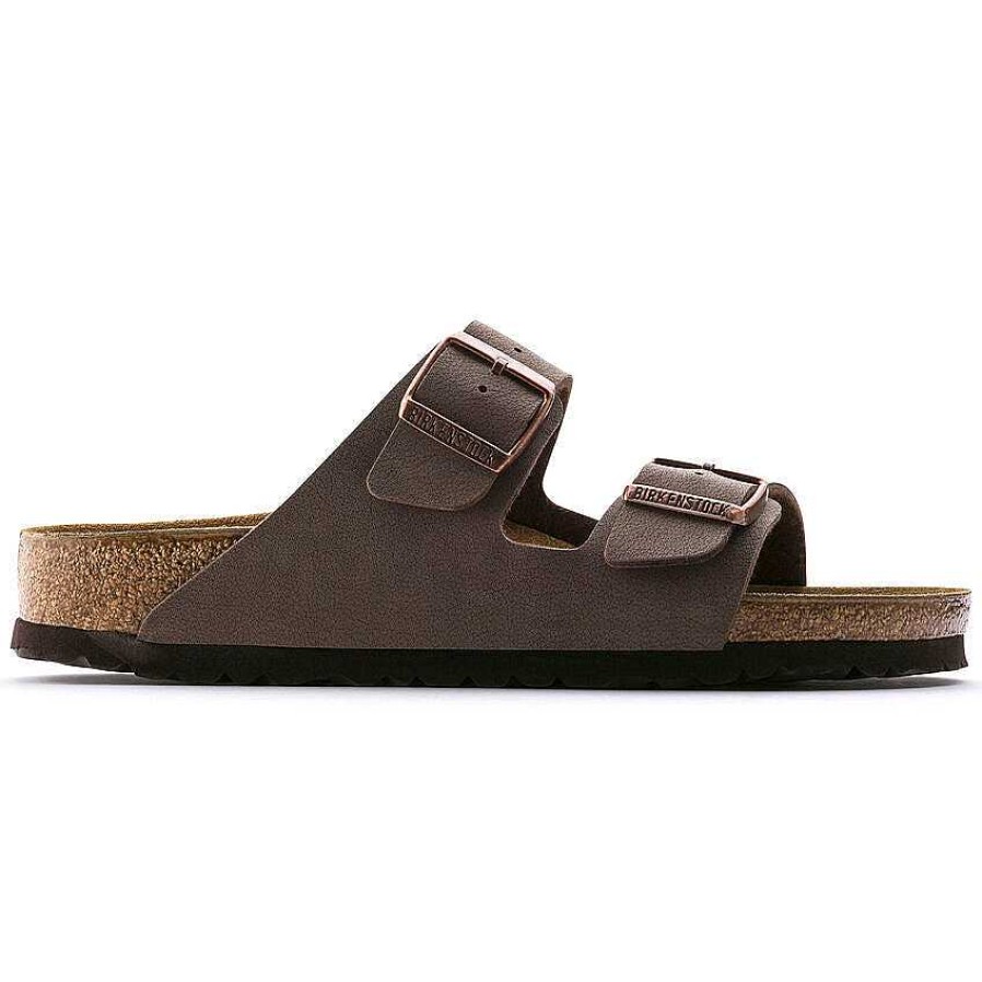 Schuhwerk Birkenstock Sandalen | Arizona Birkibuc Sandalen Fur Damen Mokka