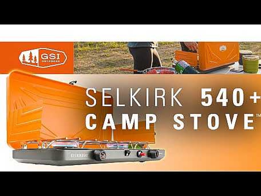 Gang GSI Outdoors Ofen | Selkirk 540+ Campingkocher Orange