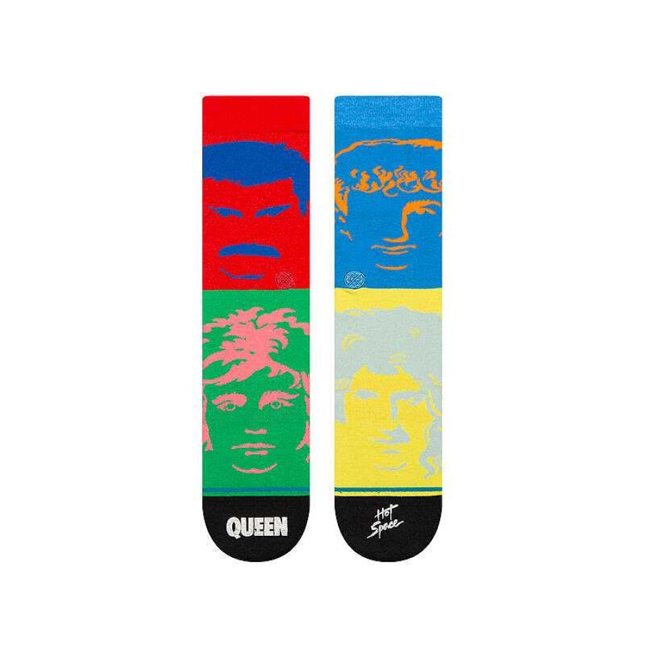 Herren Stance Socken | Queen X Stance Crew-Socken Multi