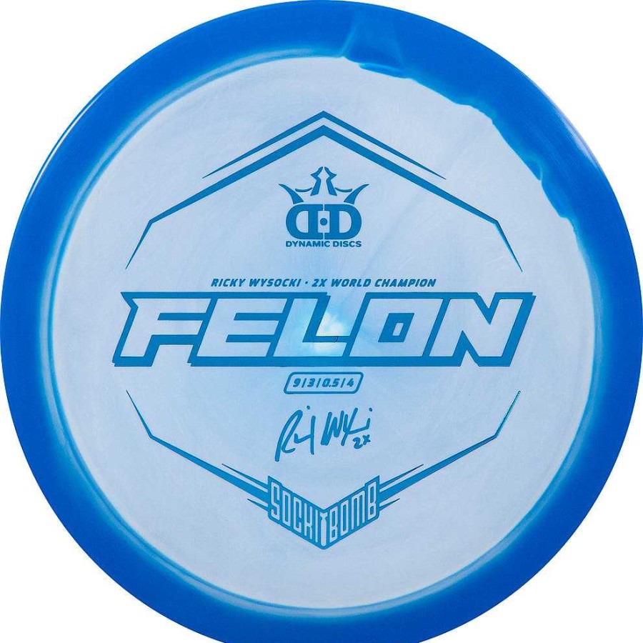 Gang Dynamic Discs | Fuzion Orbit Felon Ricky Wysocki Sockibomb-Stempel Sortiert