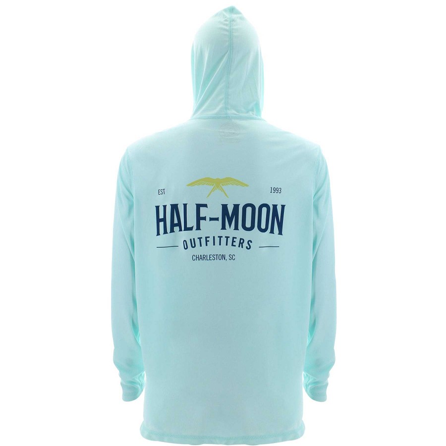 Half-Moon-Kollektion Half-Moon Outfitters Halbmondbekleidung | Flying Bird Sonnenschutz-Langarm-Hoodie