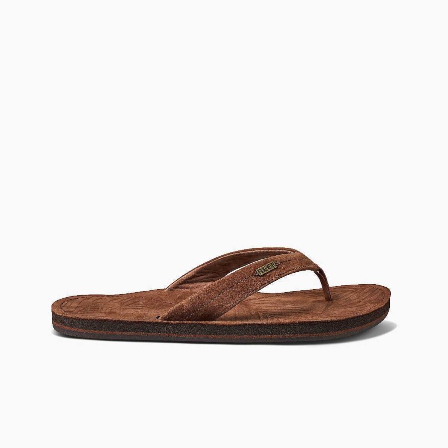 Schuhwerk Reef Sandalen | Drift Away Ledersandalen Fur Damen Kaffee