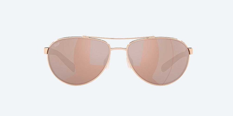 Herren Costa Del Mar Sonnenbrillen Und Schutzbrillen | Polarisierte Sonnenbrille Von Fernandina Rosegold, Kupfer, Silber, Verspiegeltes, Polarisiertes Polycarbonat