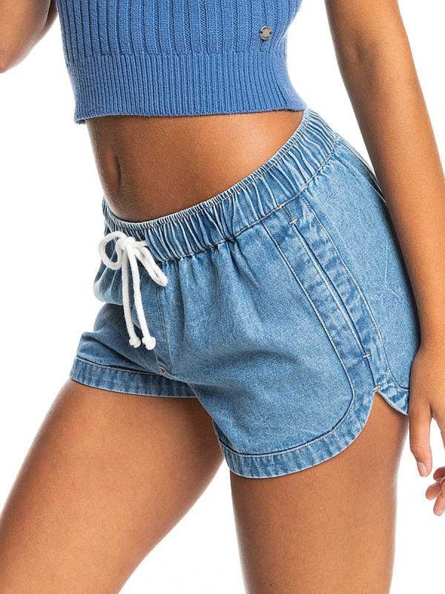 Damen Roxy Kurze Hose | Neue Impossible Denim-Shorts Fur Damen