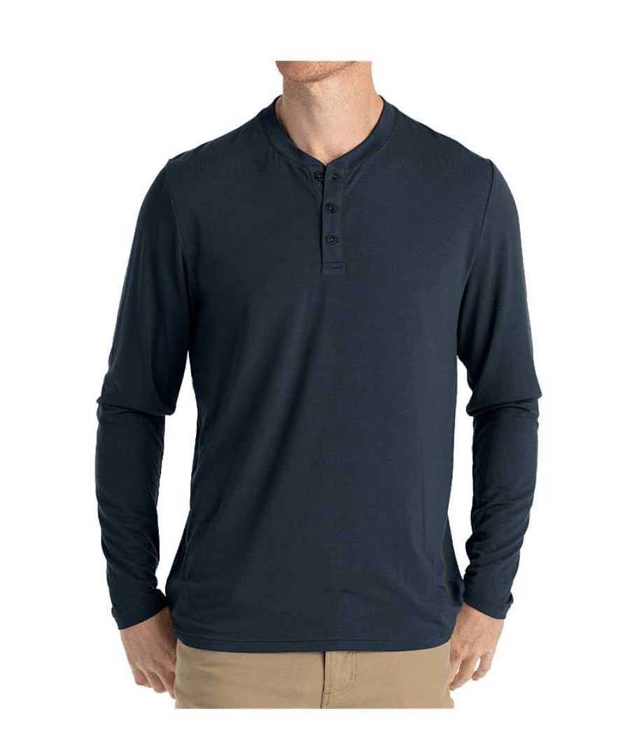 Herren Free Fly Apparel Hemden | Bamboo Flex Henley Fur Manner