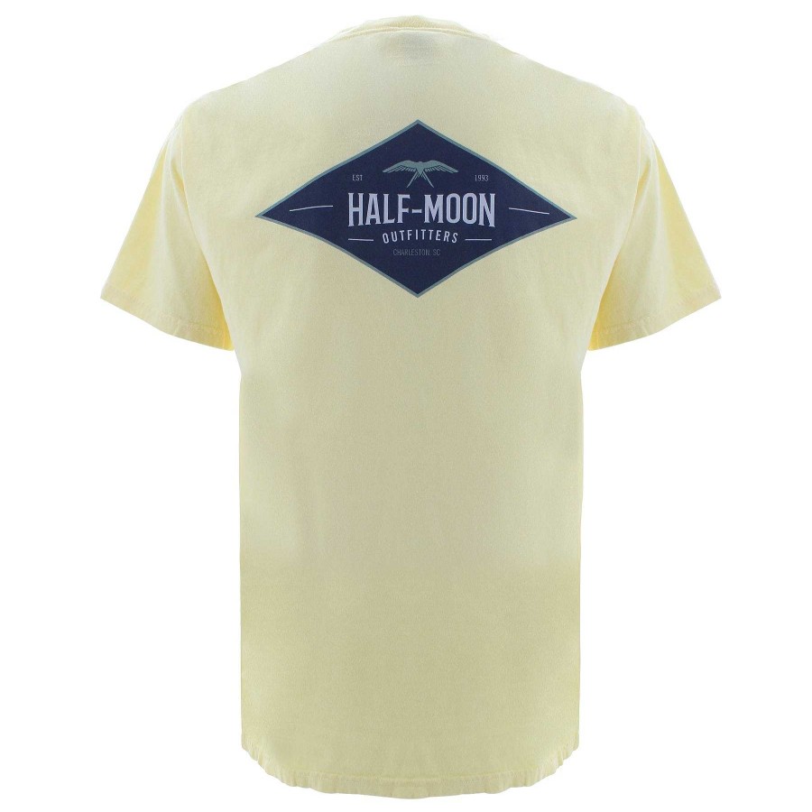 Half-Moon-Kollektion Half-Moon Outfitters Halbmondbekleidung | Diamond Bird Kurzarm-T-Shirt Mit Tasche