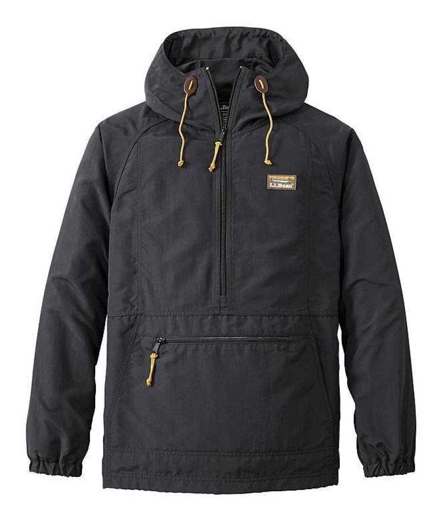 Herren L.L.Bean Regen- Und Schneebekleidung | Mountain Classic Anorak Fur Herren Schwarz