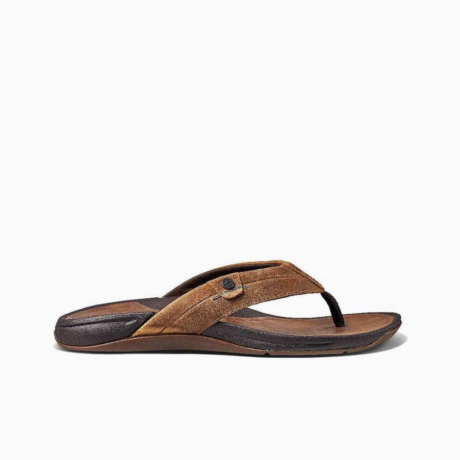 Schuhwerk Reef Sandalen | Pacific Ledersandalen Fur Herren Java