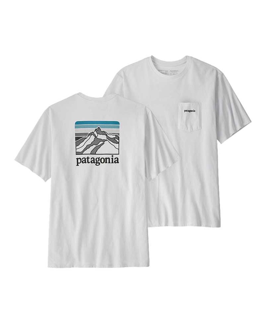 Herren Patagonia Hemden | Line Logo Ridge Pocket Responsibili-T-Shirt Fur Herren