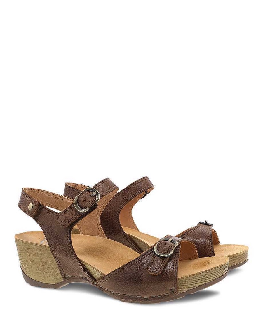 Schuhwerk Dansko Sandalen | Tricia Sandalen Fur Damen Braun Gemahlen