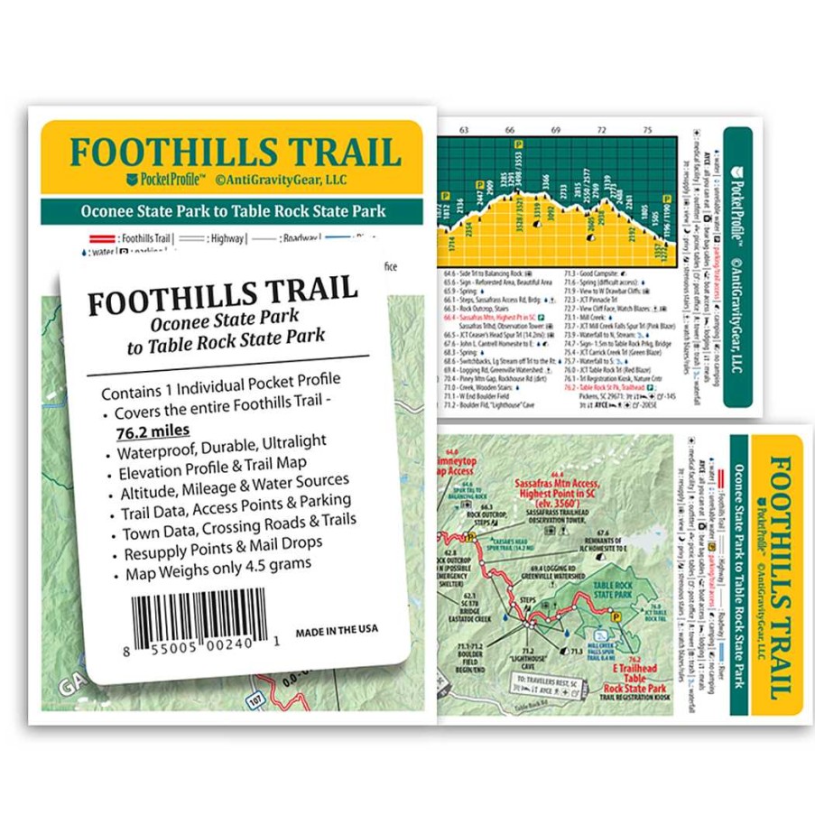 Gang Anti Gravity Gear | Foothill Trail Taschenkarte