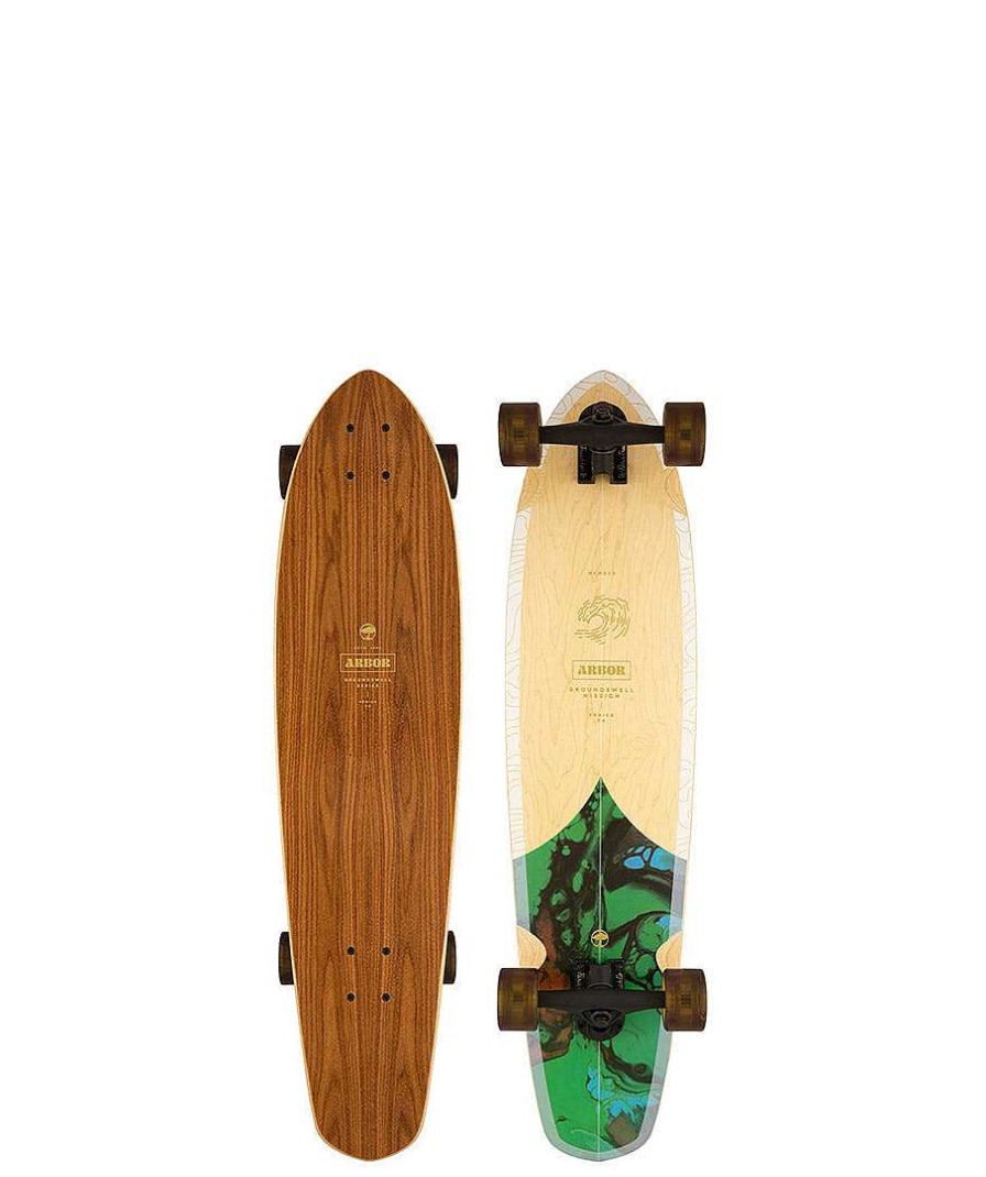 Gang Arbor | Mission Groundswell 35" Skateboard Eine Farbe