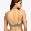 Damen Roxy Bademode | Solides Bralette-Bikinioberteil Von Beach Classics Agavengrun