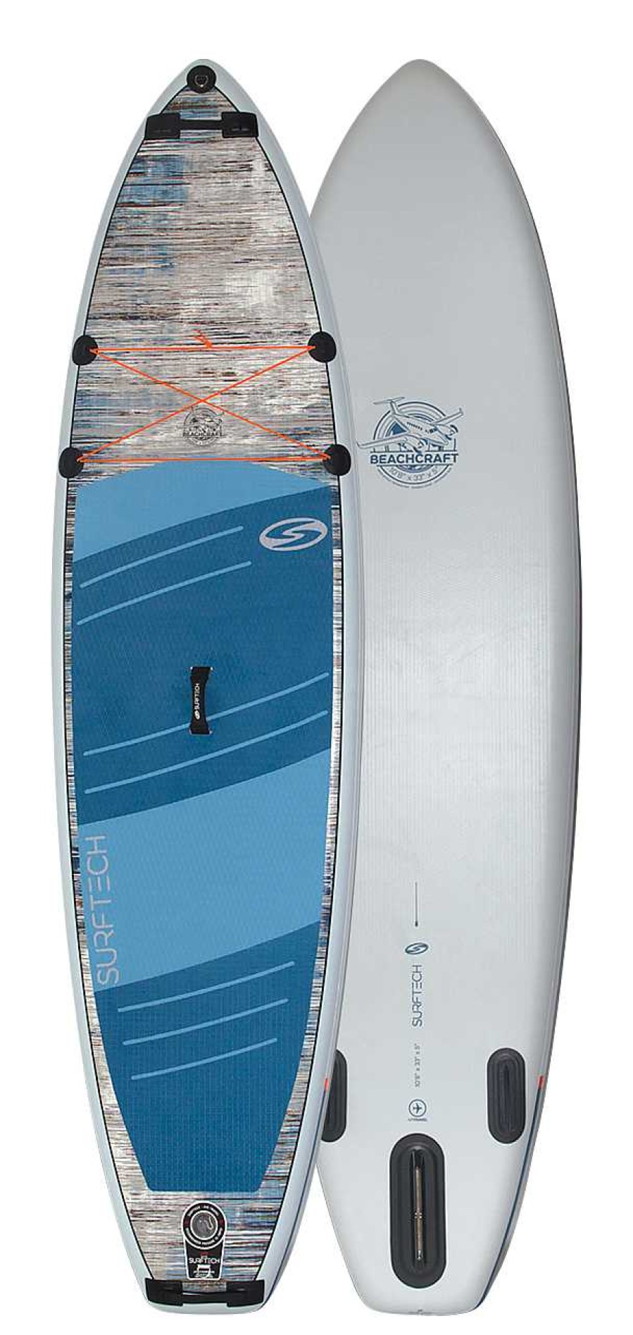 Gang Surf Tech | 10'8" Aufblasbares Beachcraft Air Travel Paddleboard Blau