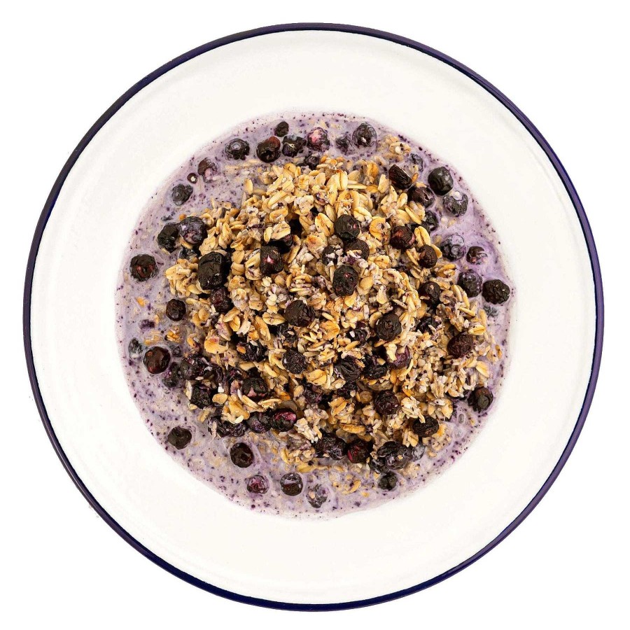 Gang Mountain House Essen | Musli Mit Milch Und Blaubeeren Eine Farbe