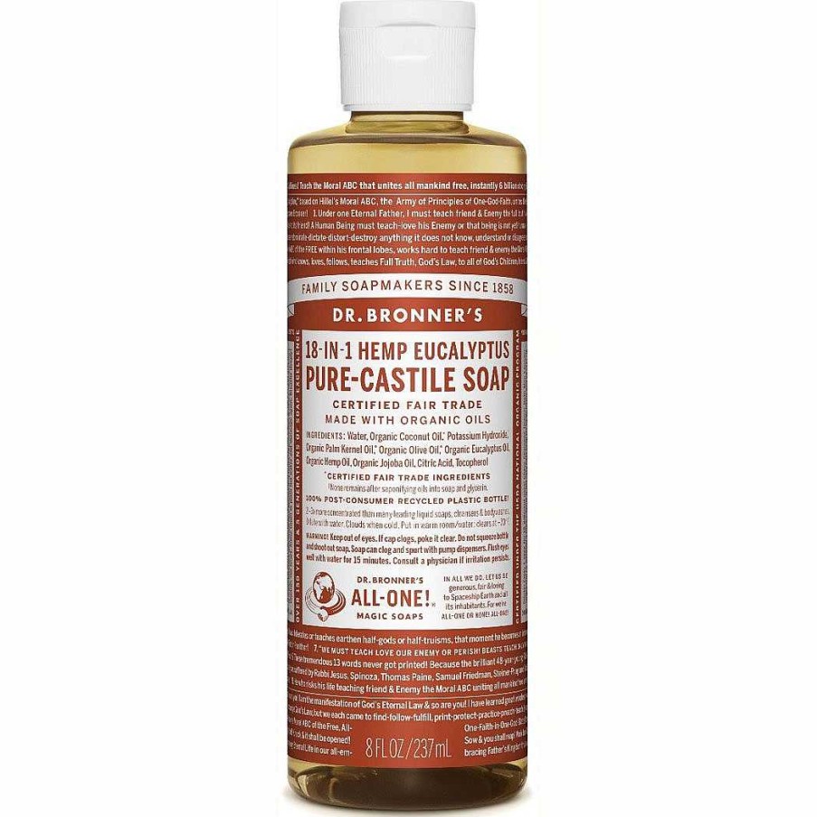 Gang Dr. Bronner's | Reinkastilische Flussigseife Eukalyptus