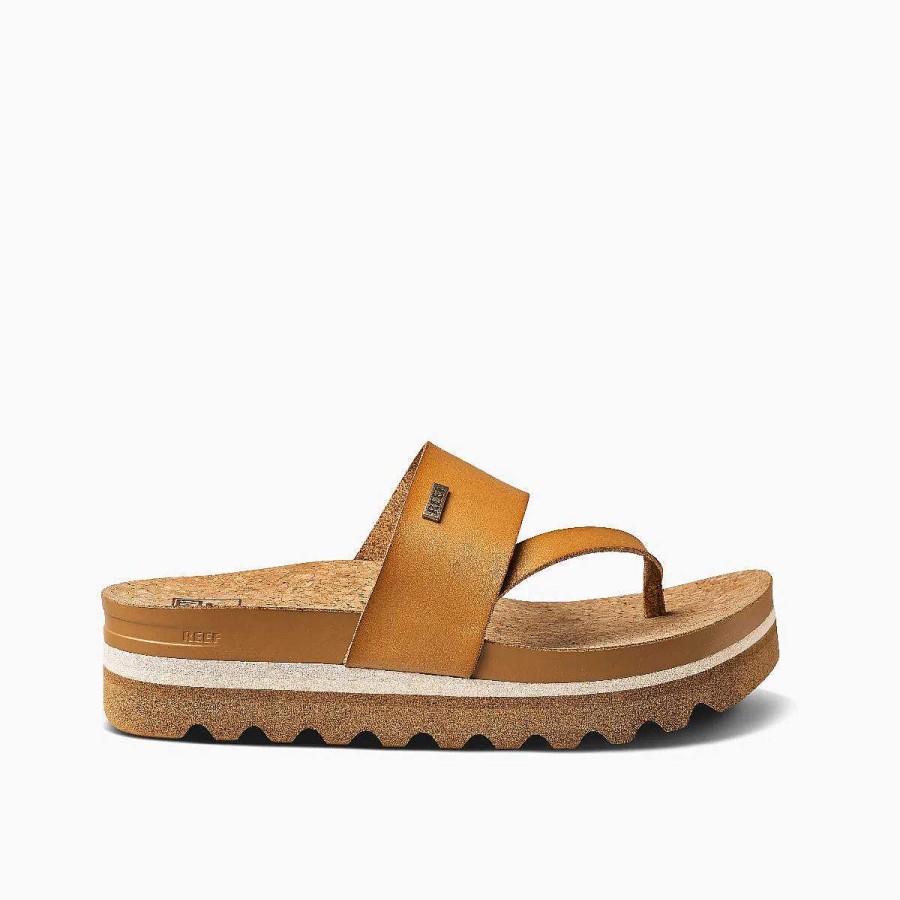 Schuhwerk Reef Sandalen | Kissen Sol Hi Fur Damen Naturlich