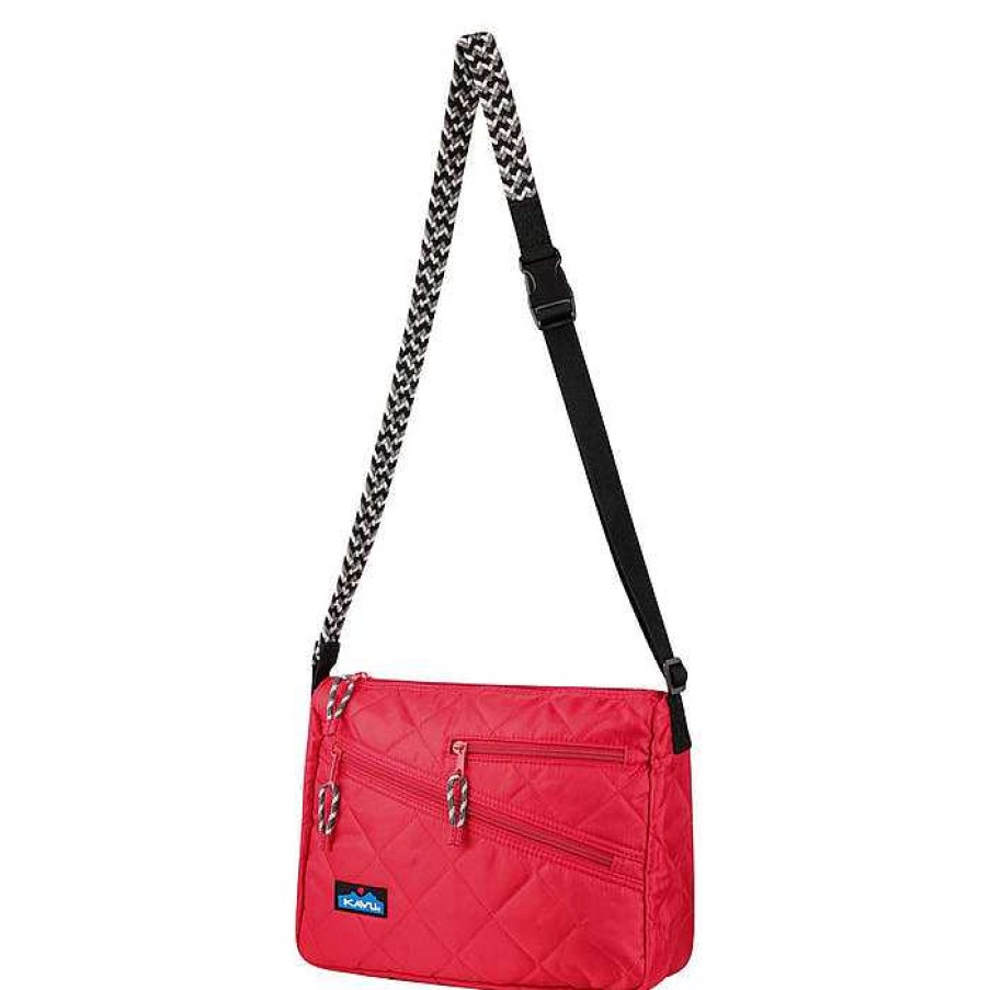 Damen KAVU Taschen Und Geldborsen | Uptown Puff-Tasche Scharlach