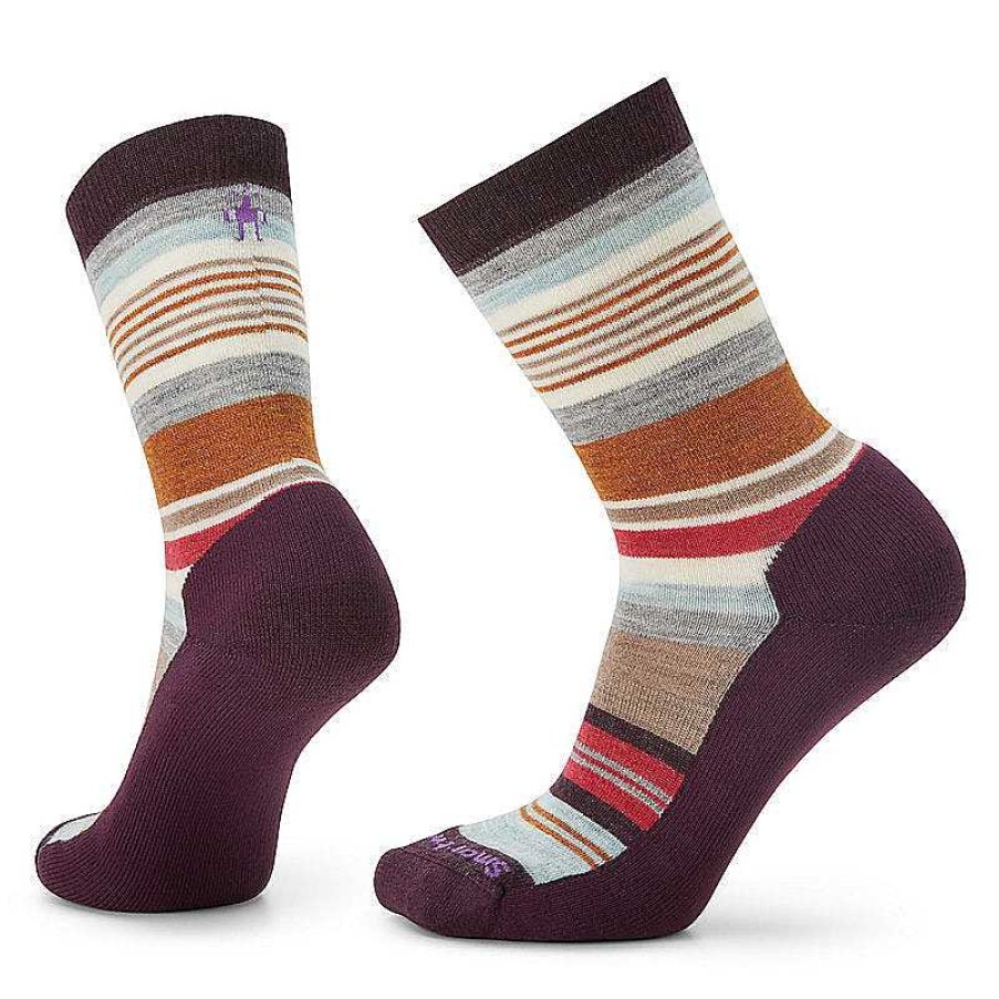 Damen Smartwool Socken | Everyday Joviansphere Crew Socken Fur Damen Bordeaux