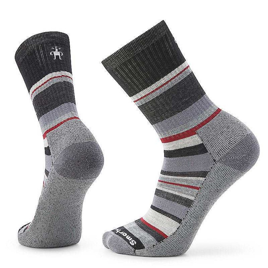 Herren Smartwool Socken | Everyday Saturnsphere Crew-Socken Fur Herren Schwarz