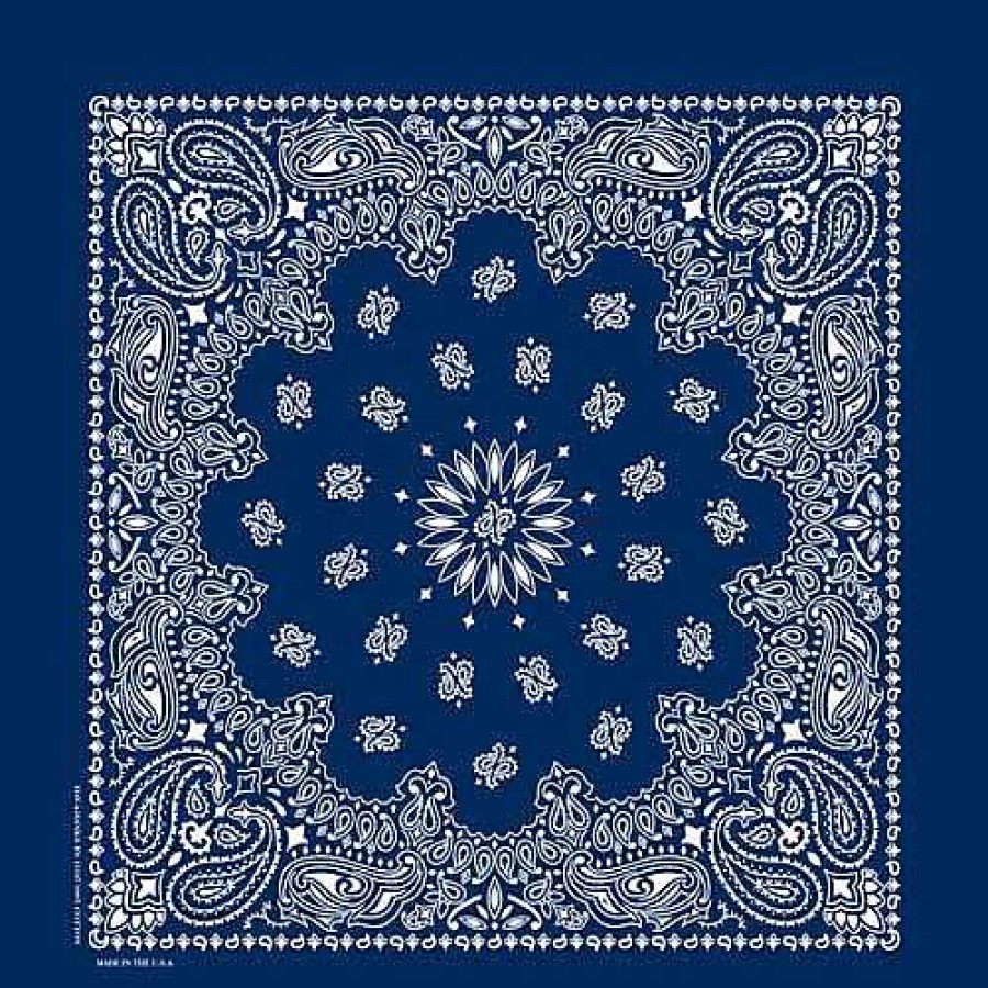 Herren Carolina Bandana Kopf- Und Halsbekleidung | Paisley-Bandana Marine