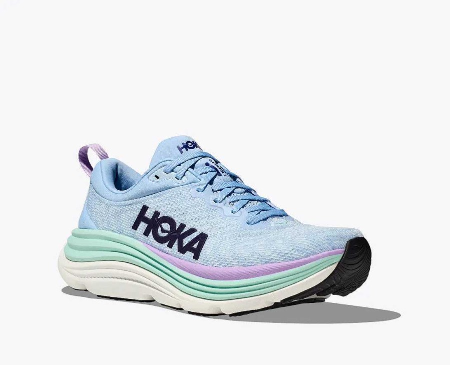 Schuhwerk Hoka Schuhe | Gaviota 5 Schuhe Fur Damen Luftiges Blau/Sonnenbeschienener Ozean