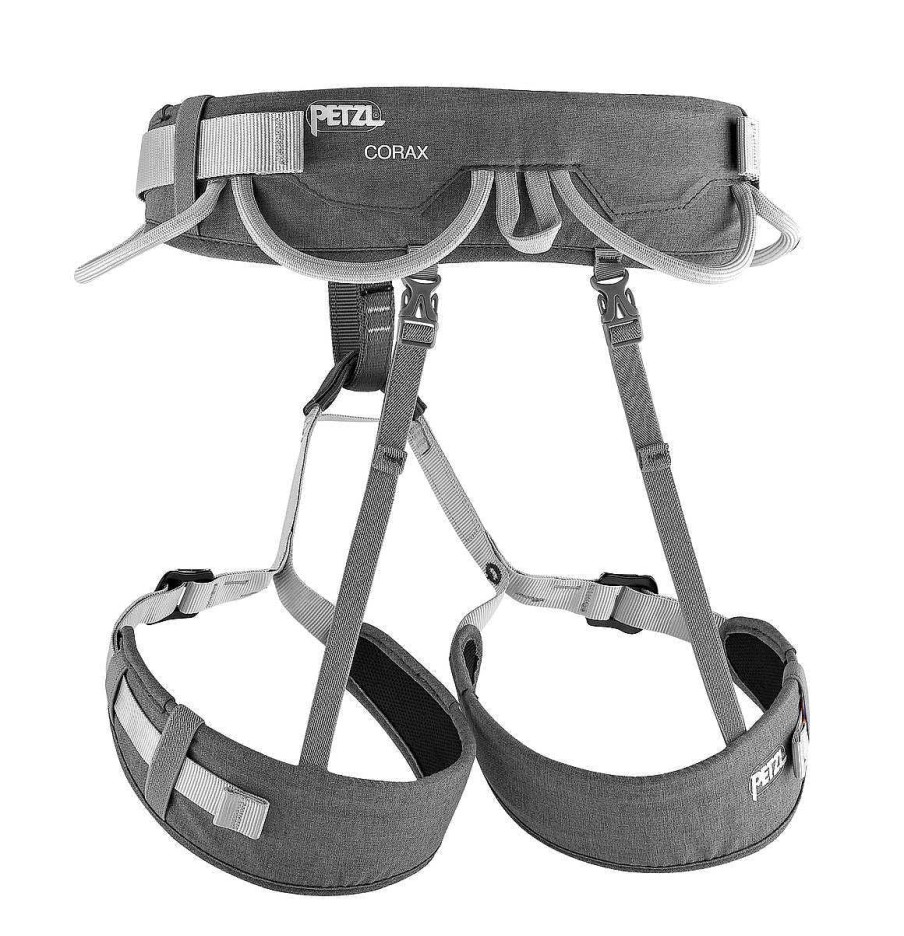 Gang Petzl | Corax Klettergurt Fur Herren Grau