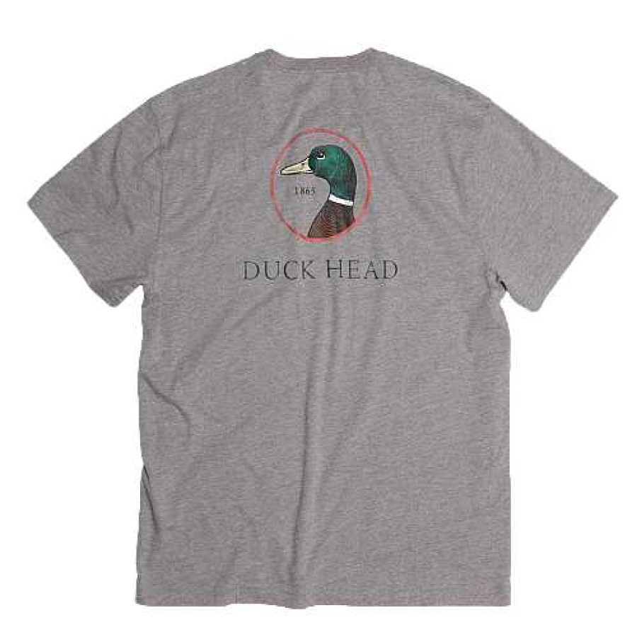 Herren Duck Head T-Shirts | Logo-Kurzarm-T-Shirt Fur Herren