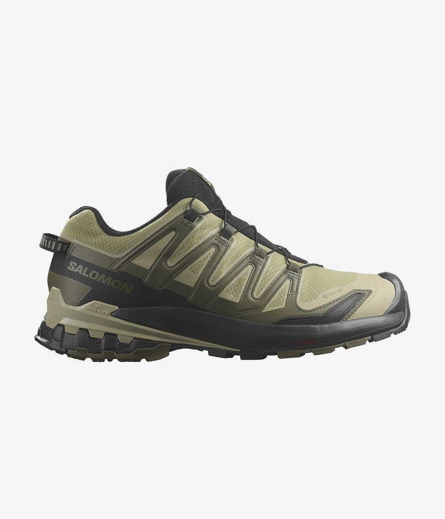 Schuhwerk Salomon Schuhe | Xa Pro 3D V9 Gore-Tex Fur Herren Getrocknete Krauter / Schwarz / Olivennacht