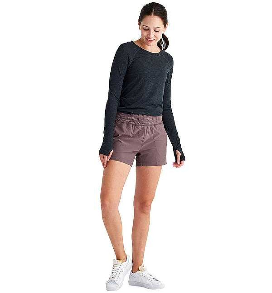 Damen Free Fly Apparel Kurze Hose | Pull-On Breeze Short Fur Damen