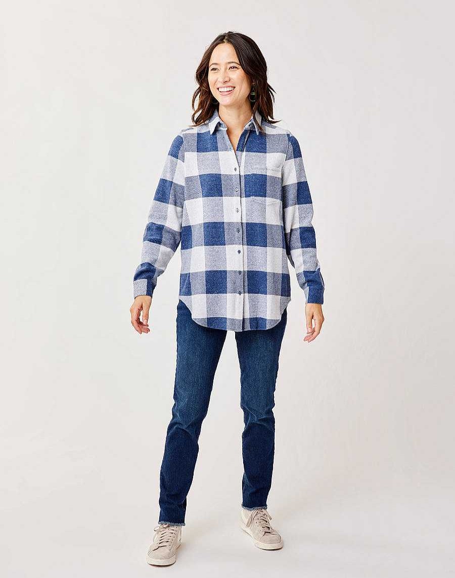 Damen Carve Designs Hemden | Fairbanks Supersoft Shirt Fur Damen