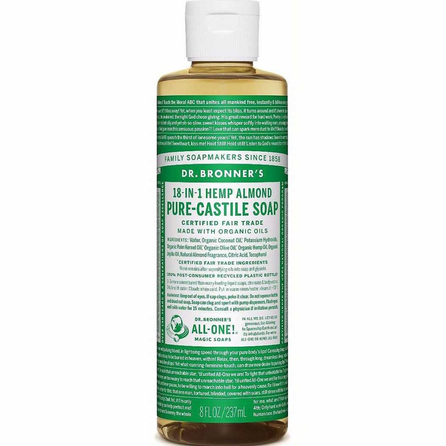 Gang Dr. Bronner's | Reinkastilische Flussigseife Mandel