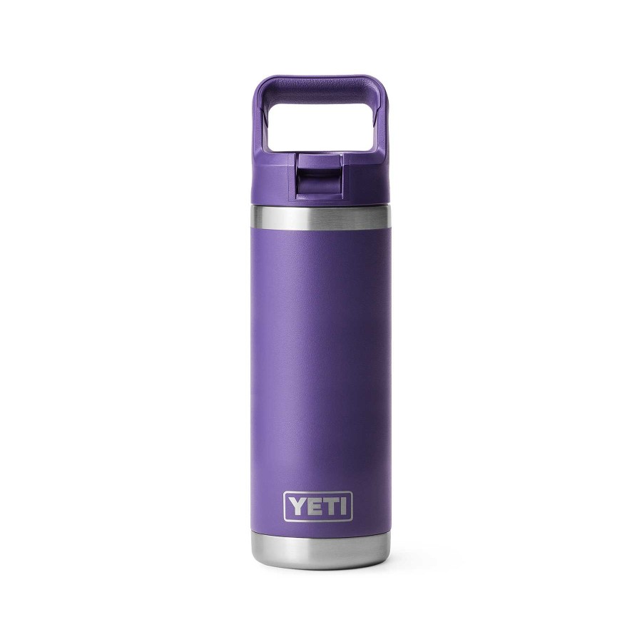 Gang Yeti Flaschen Und Tassen | Rambler 18Oz Wasserflasche Mit Farblich Abgestimmtem Strohhalmverschluss