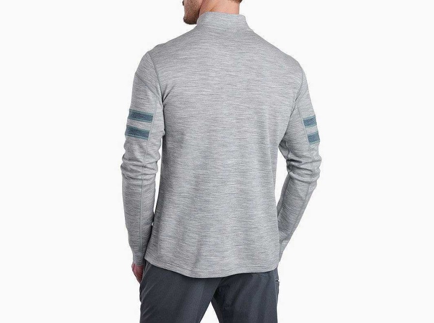 Herren Kuhl Hemden | Kuhl Team Merino 1/4 Zip Fur Herren Asche