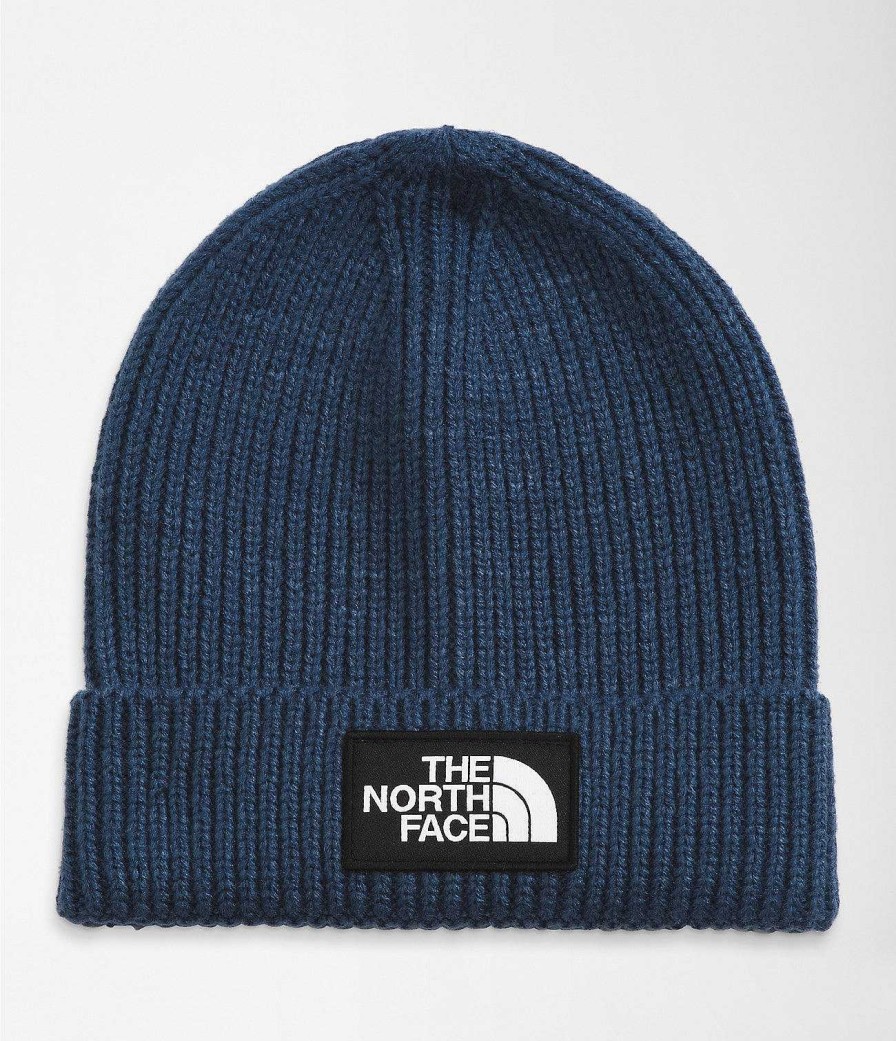 Kinder The North Face Kopf- Und Halsbekleidung | Tnf Box Logo Beanie Mit Bundchen Fur Kinder