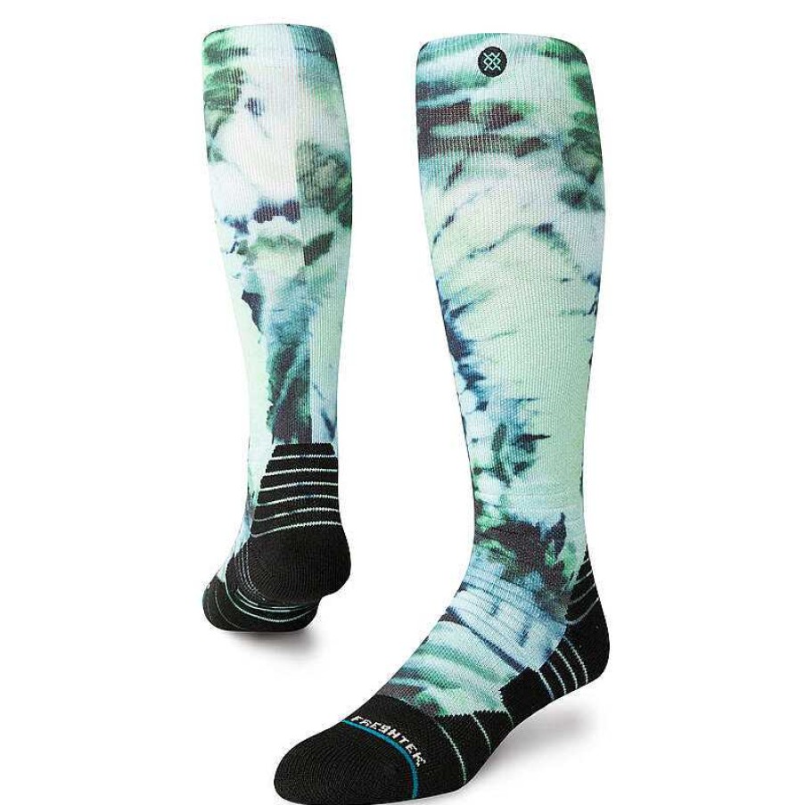 Herren Stance Socken | Poly Snow Otc Socken Mikrofarbstoff Blaugrun