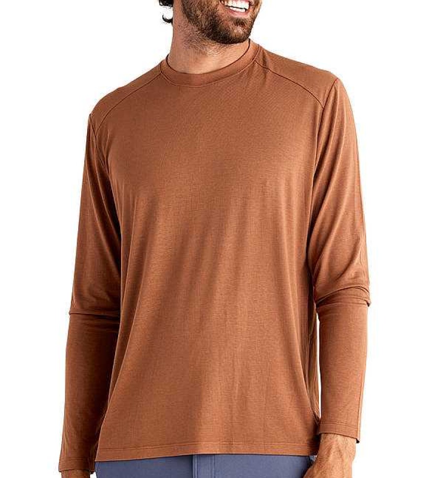 Herren Free Fly Apparel T-Shirts | Bamboo Shade Langarmhemd Fur Herren