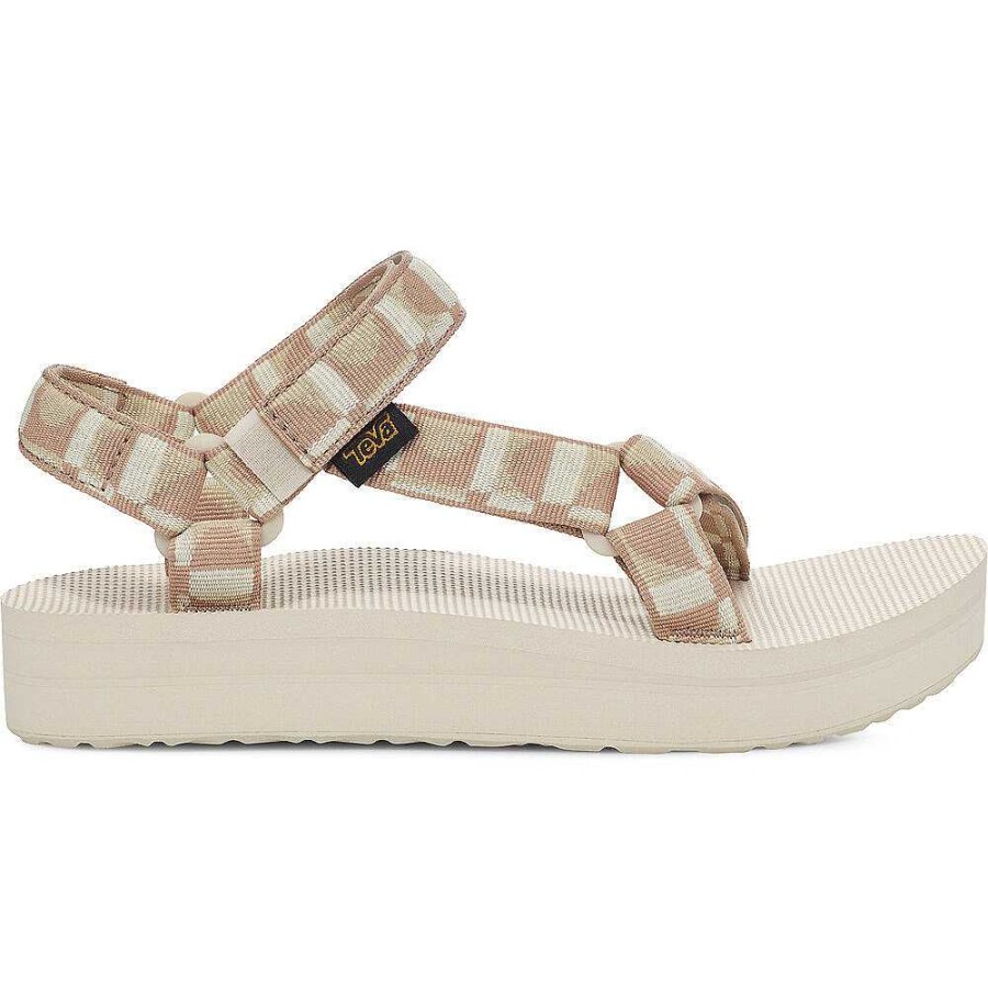 Schuhwerk Teva Sandalen | Midform Universal-Sandalen Fur Damen Bounce Ahornzucker